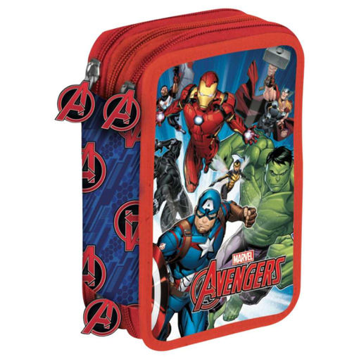 Picture of AVENGERS 3 ZIP FILLED PENCIL CASE